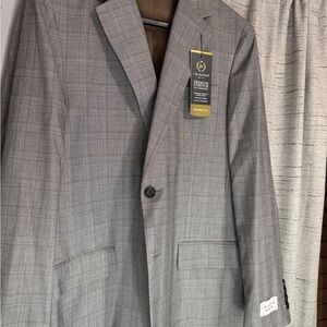 J.M Haggar Glen Plaid Sharkskin suit Jacket & pant